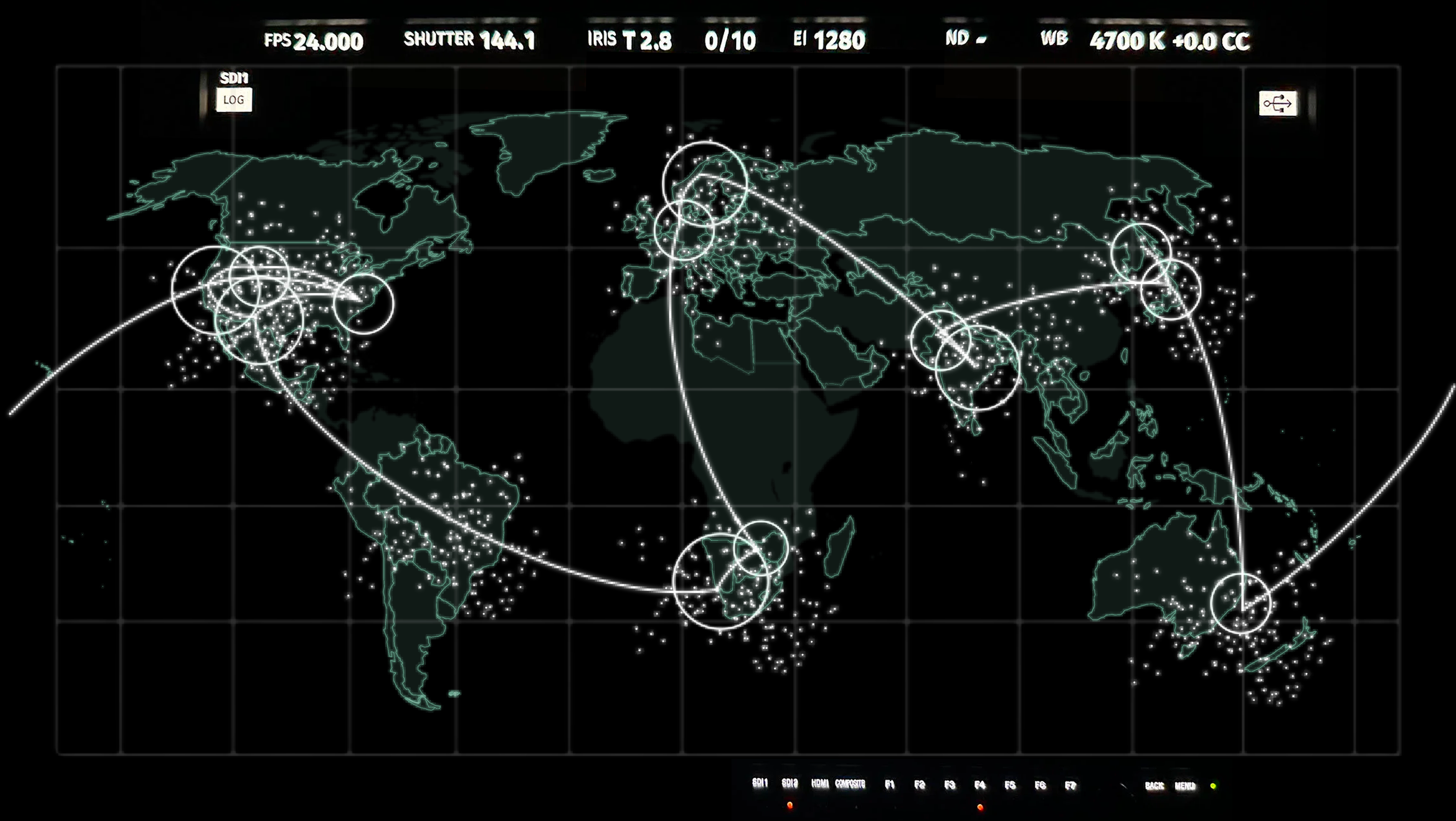 global decentralized GPU network map