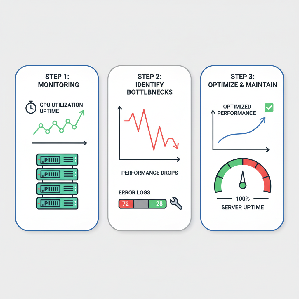 optimizing GPU server uptime with performance graphs and uptime metrics